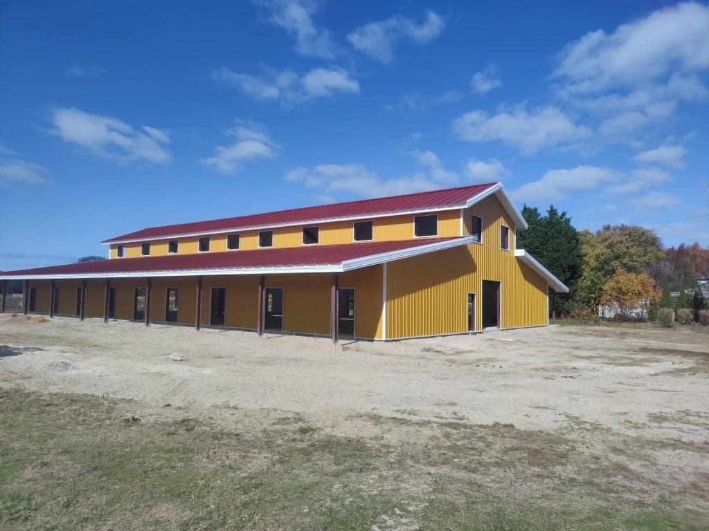 Steel building example 2