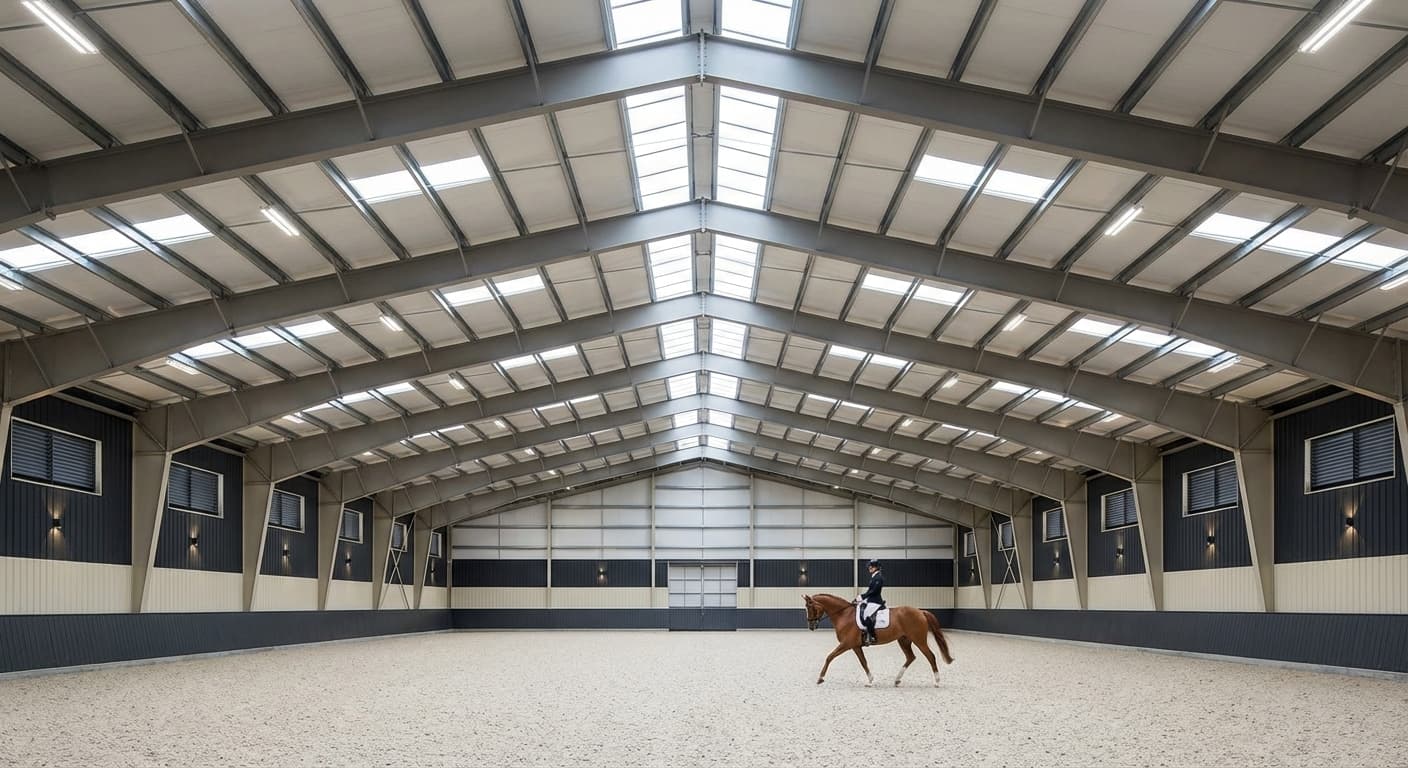 Top Benefits of Prefabricated Steel Riding Arena Kits