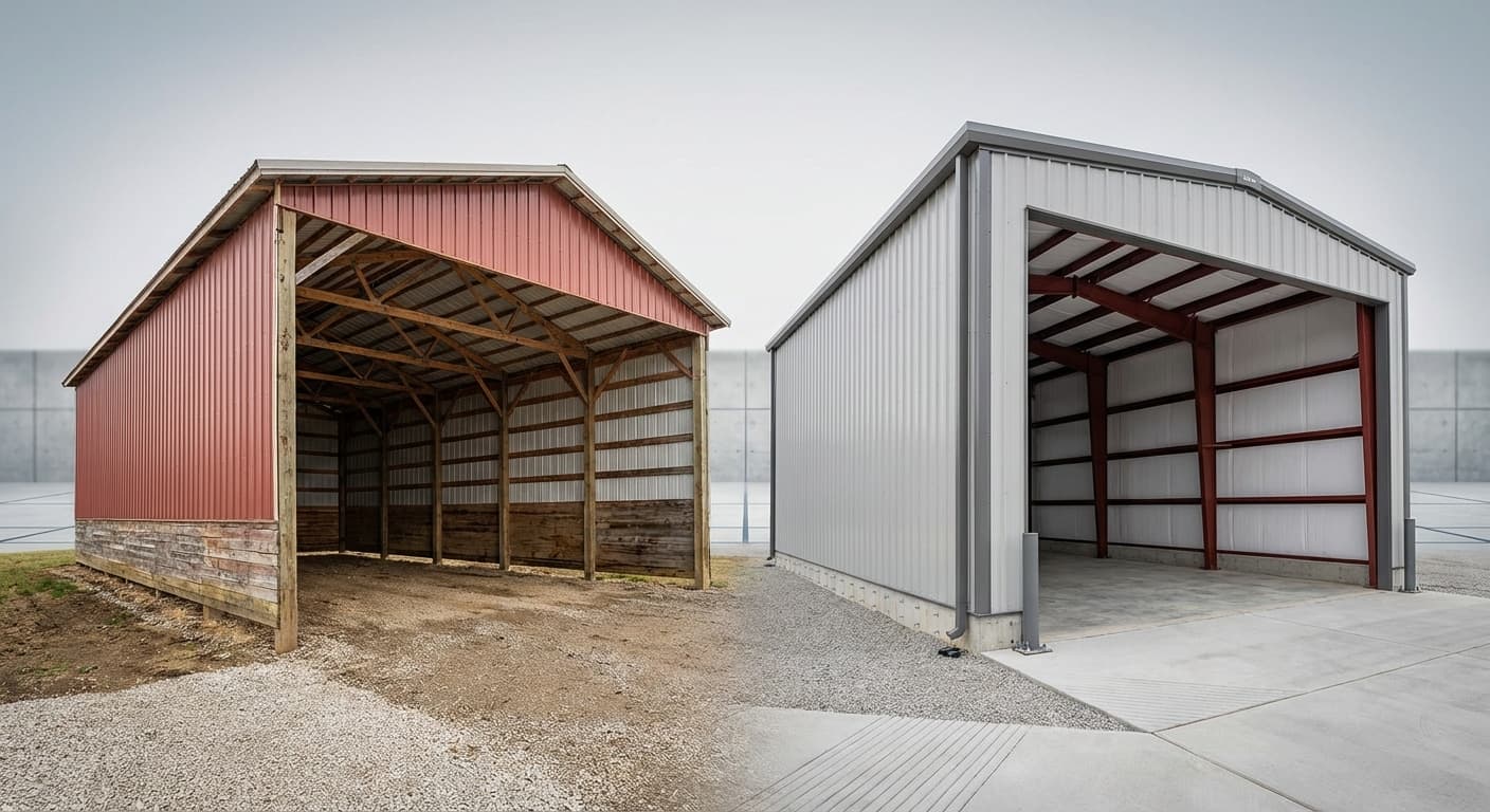 40×80 Pole Barn vs Steel Building Cost: A 15-Year Ownership Tally