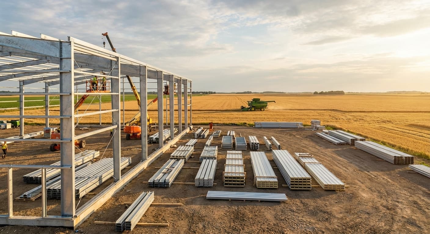 Steel Agricultural Building Contractors Who Engineer Around Harvest Deadlines