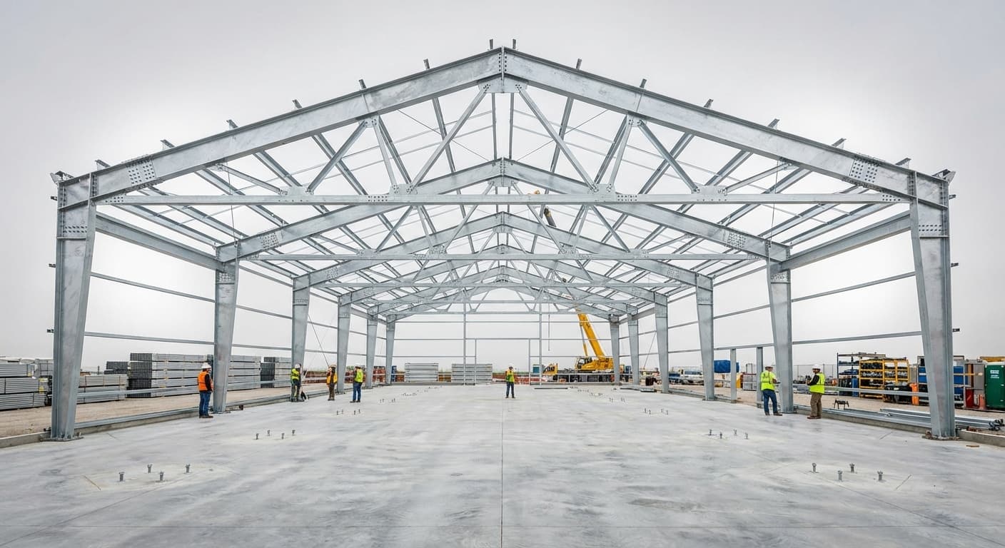 40×80 Pole Barn Alternative: Why Steel Trusses Trim Yearly Upkeep