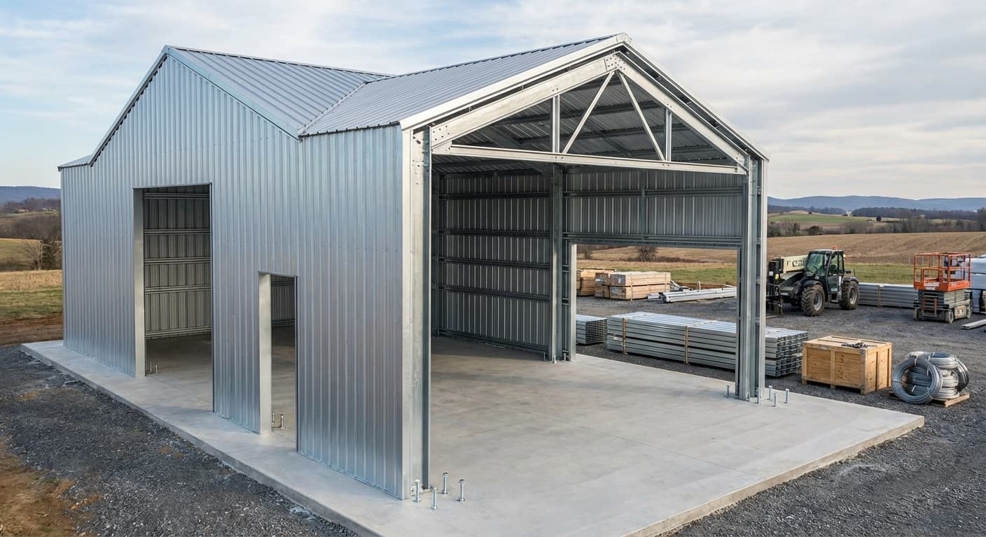 20×40 Steel Barn: One Bay, Zero Rot, Decades of Service