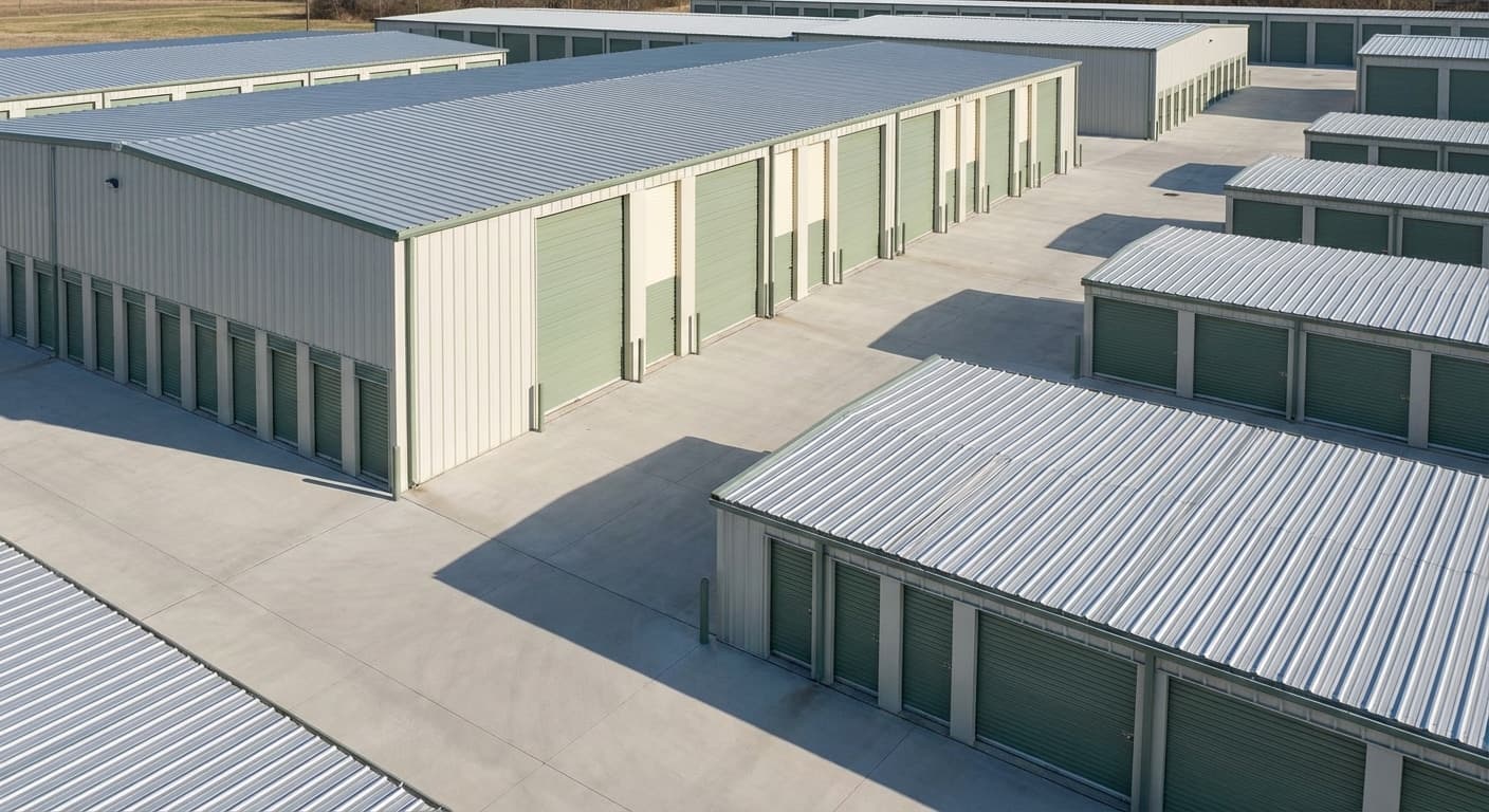 40×80 Mini Storage Building: Door Mix That Raises Rentable Square Feet