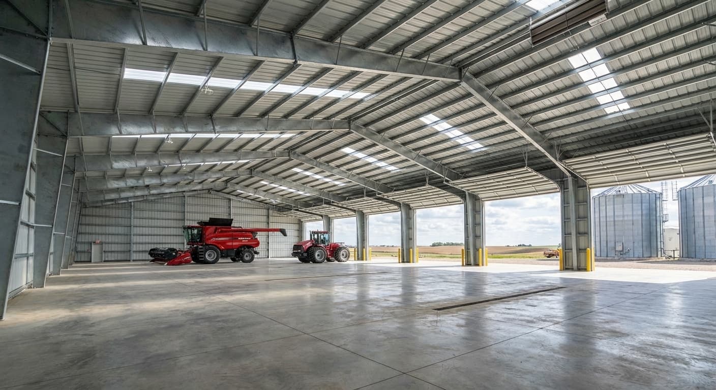 Large-Span Agricultural Steel Building: When 60 ft Columns Won’t Work