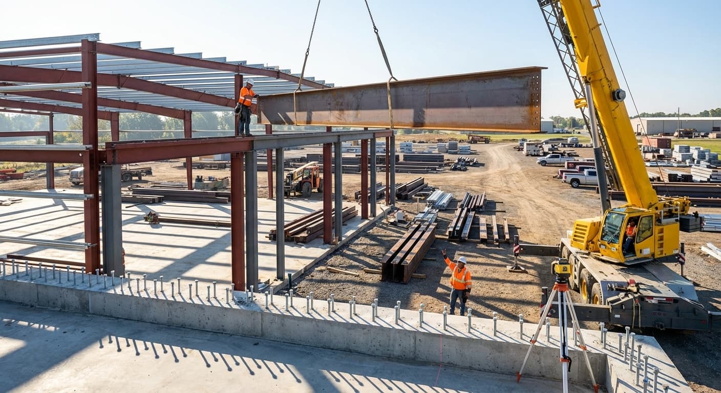 40×80 Steel Building Erection: What Really Changes When Pros Take Over