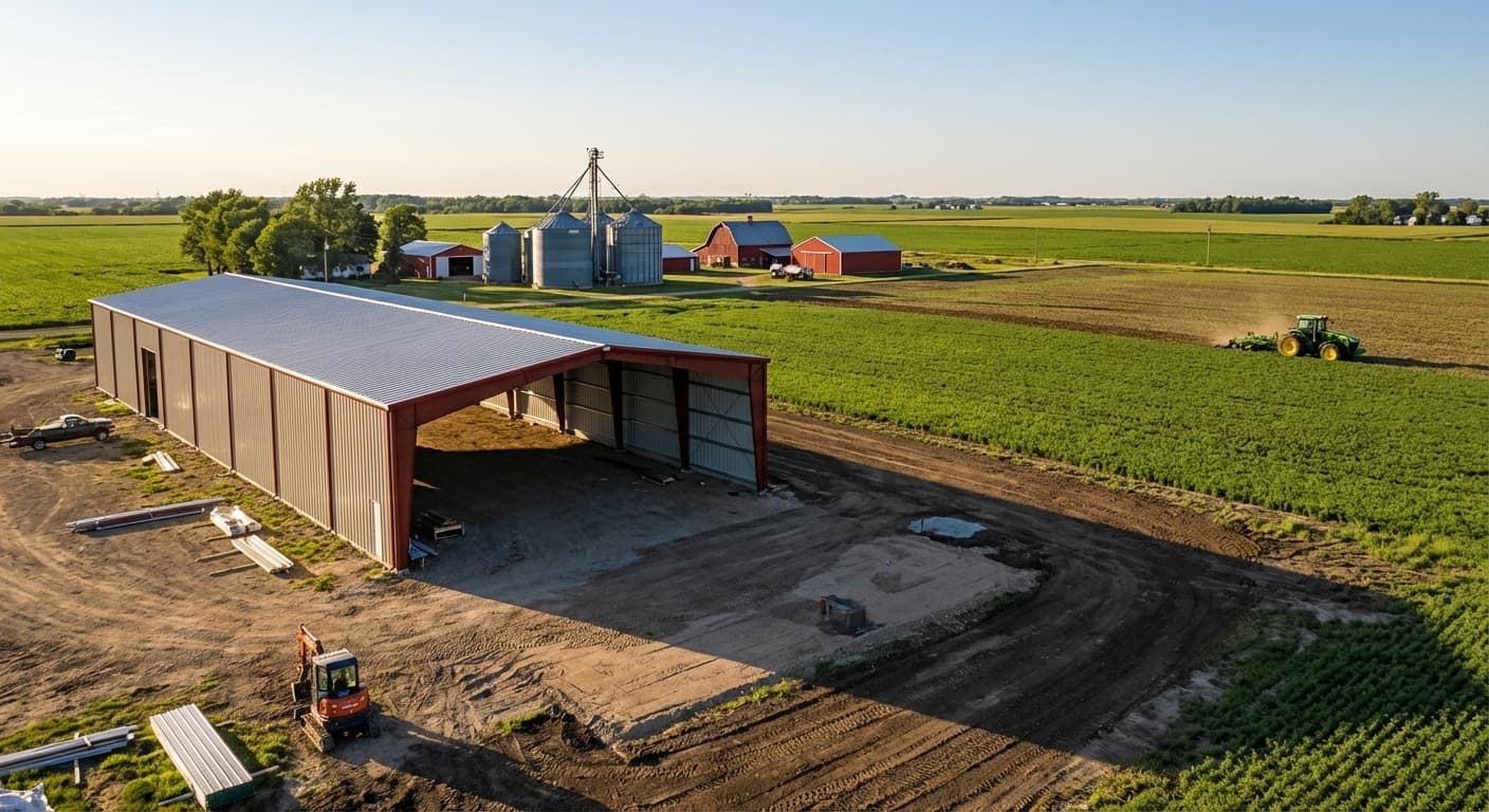 Turnkey Farm Building Construction That Keeps You in the Field