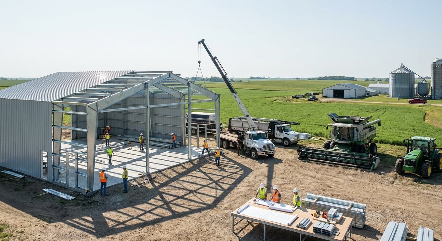 Agricultural Steel Building Contractors Near Me Who Run the Whole Job