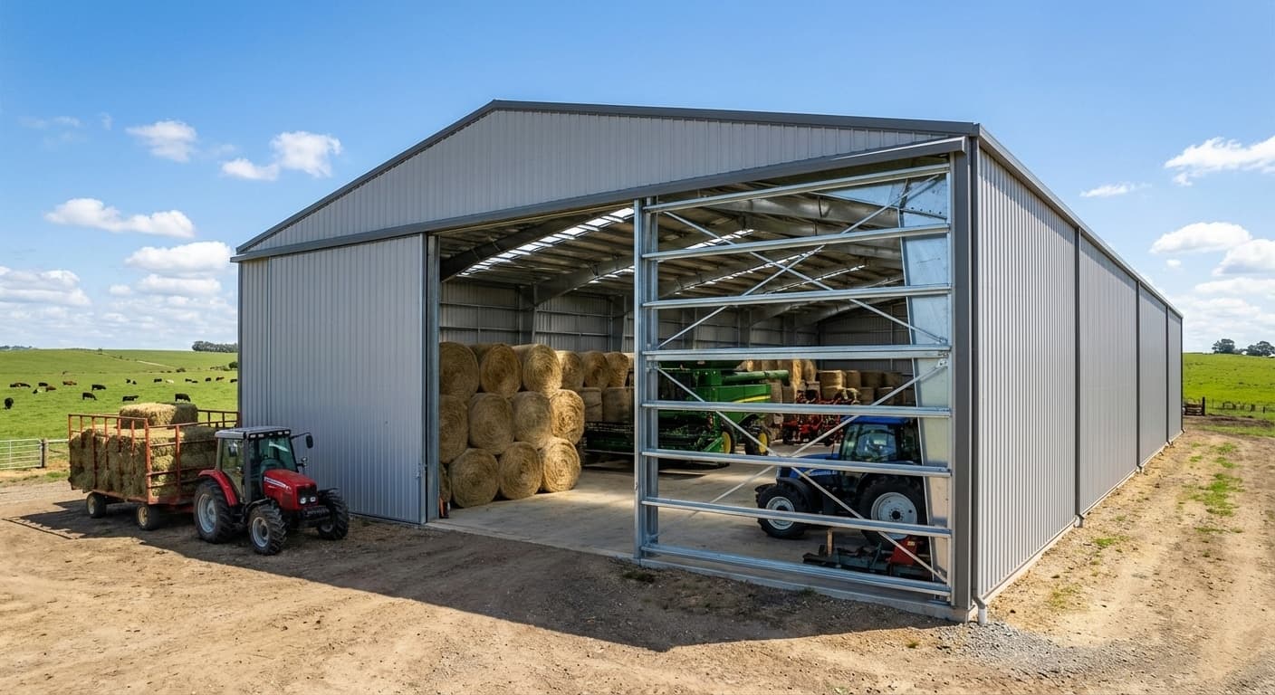 Cold-Formed Steel Agricultural Buildings: 12% Lighter Engineering Specs That Save You Money | National Steel Buildings