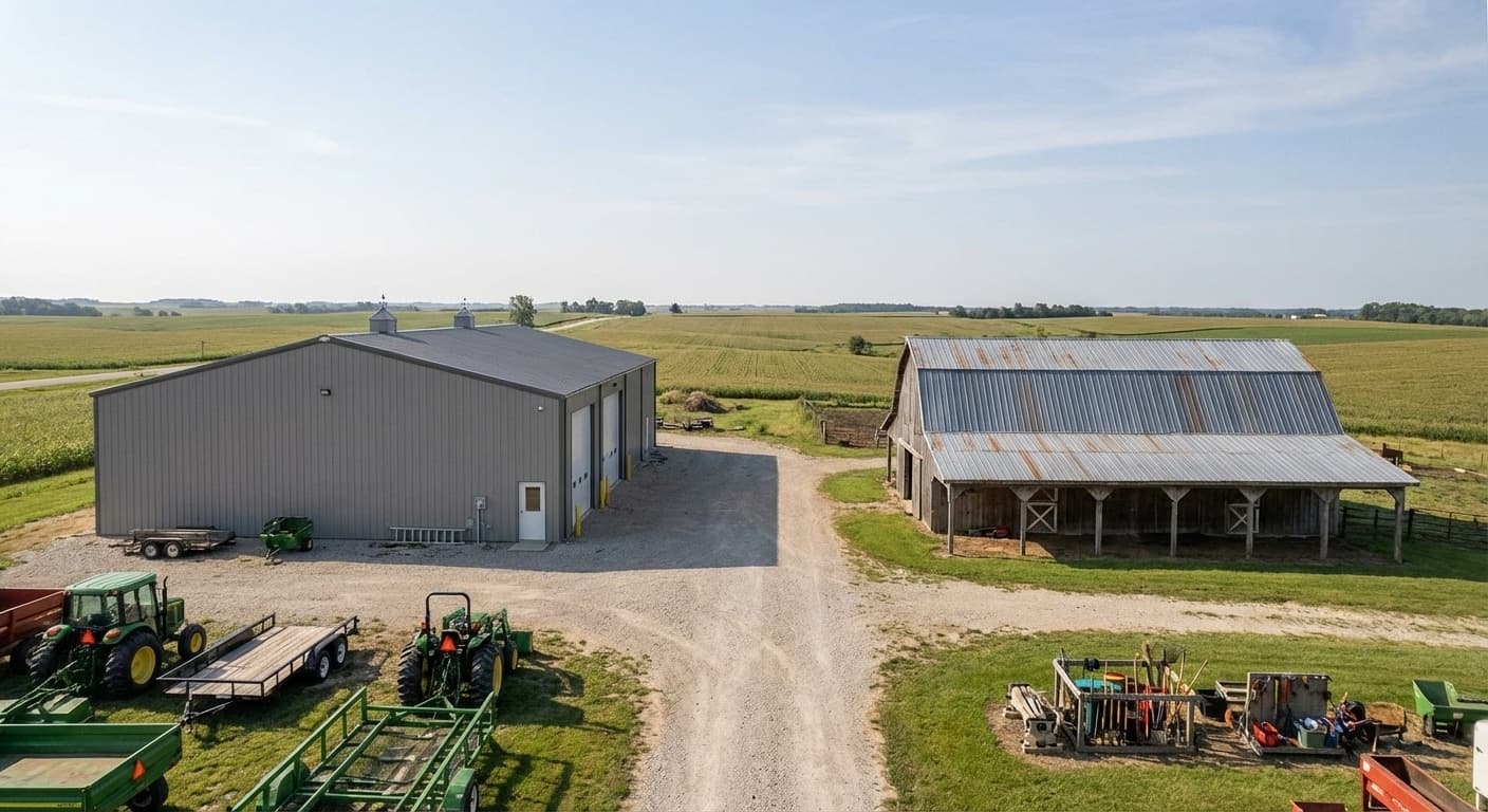 Steel Farm Buildings vs. Pole Barns: 20-Year Maintenance Cost Breakdown