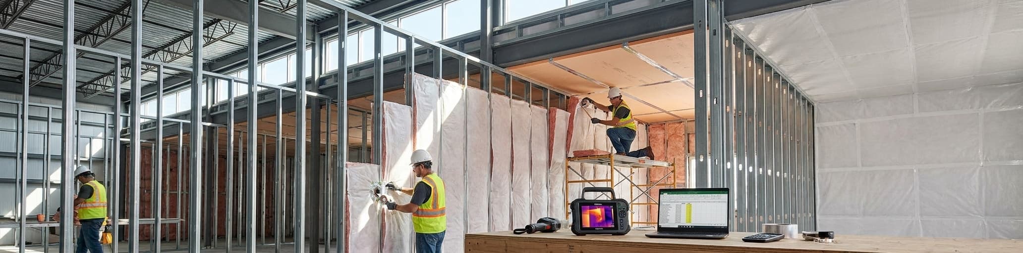 Steel Building Insulation: R-Values, Vapor Barriers & Payback Calculator