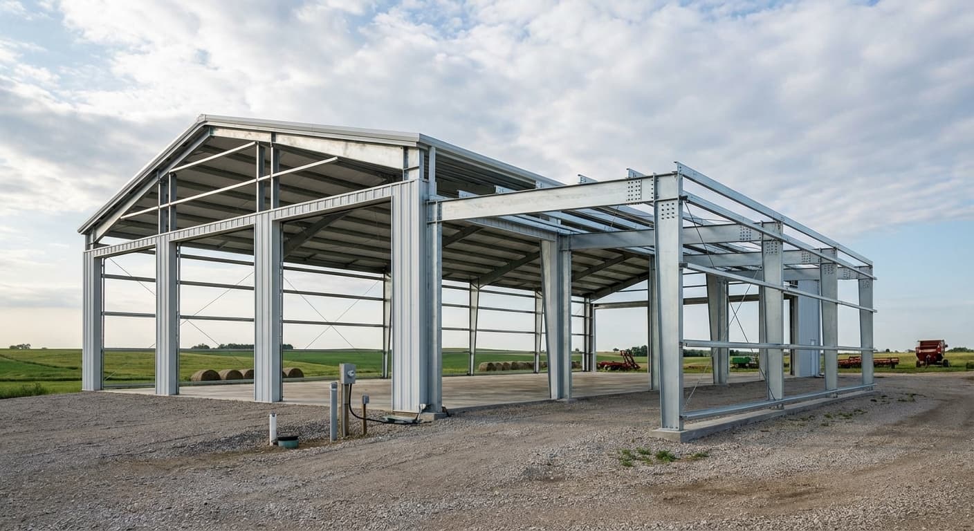 Steel Frame Farm Building Systems That Accept Future Add-Ons Seamlessly
