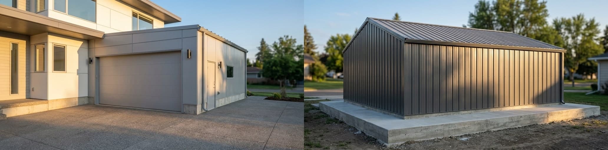 Attached vs. Detached Steel Garage: Permits, Cost & Insurance
