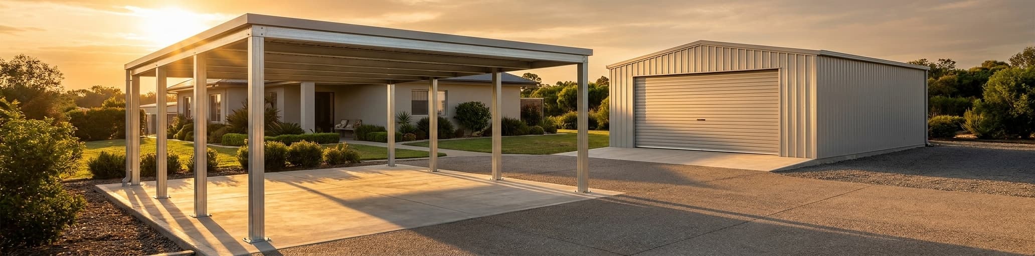 Steel Carports vs. Garages: Which Costs Less?