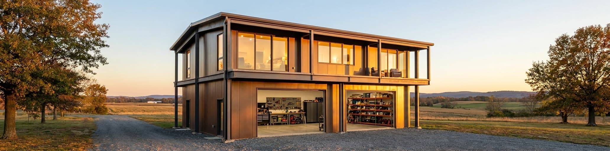 2-Story Steel Building Homes & Living Quarters