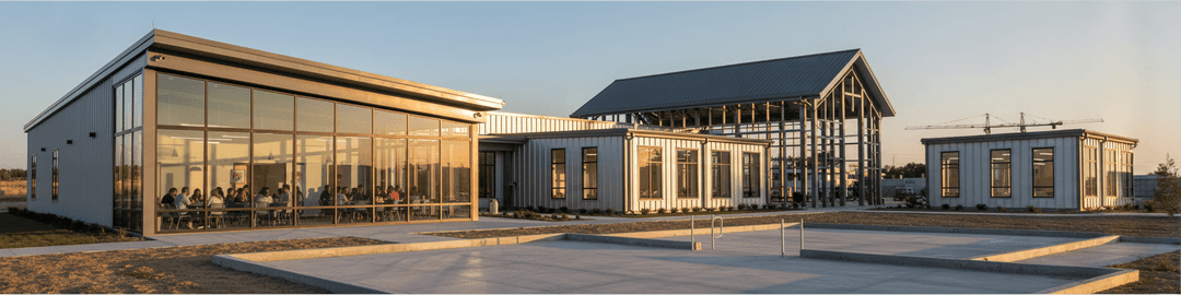 Fellowship Hall & Education Wing Add-Ons for Prefab Churches