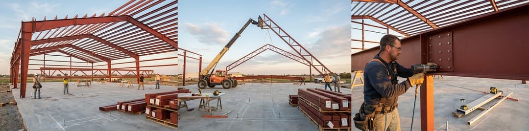 Steel Garages Near Me: Local Pickup vs. Delivered & Erected