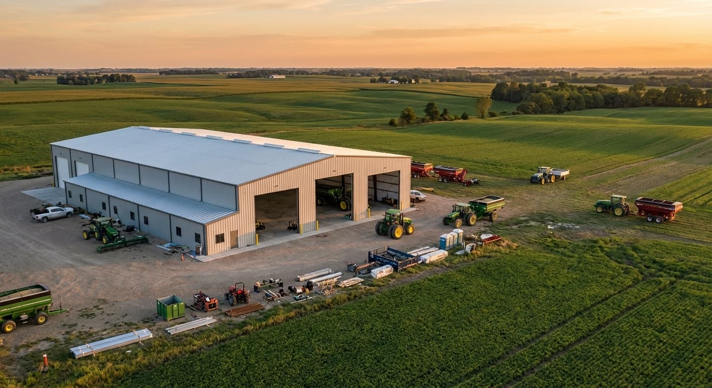 Pre-Engineered Steel Agricultural Buildings Speed Up Modern Farm Expansion