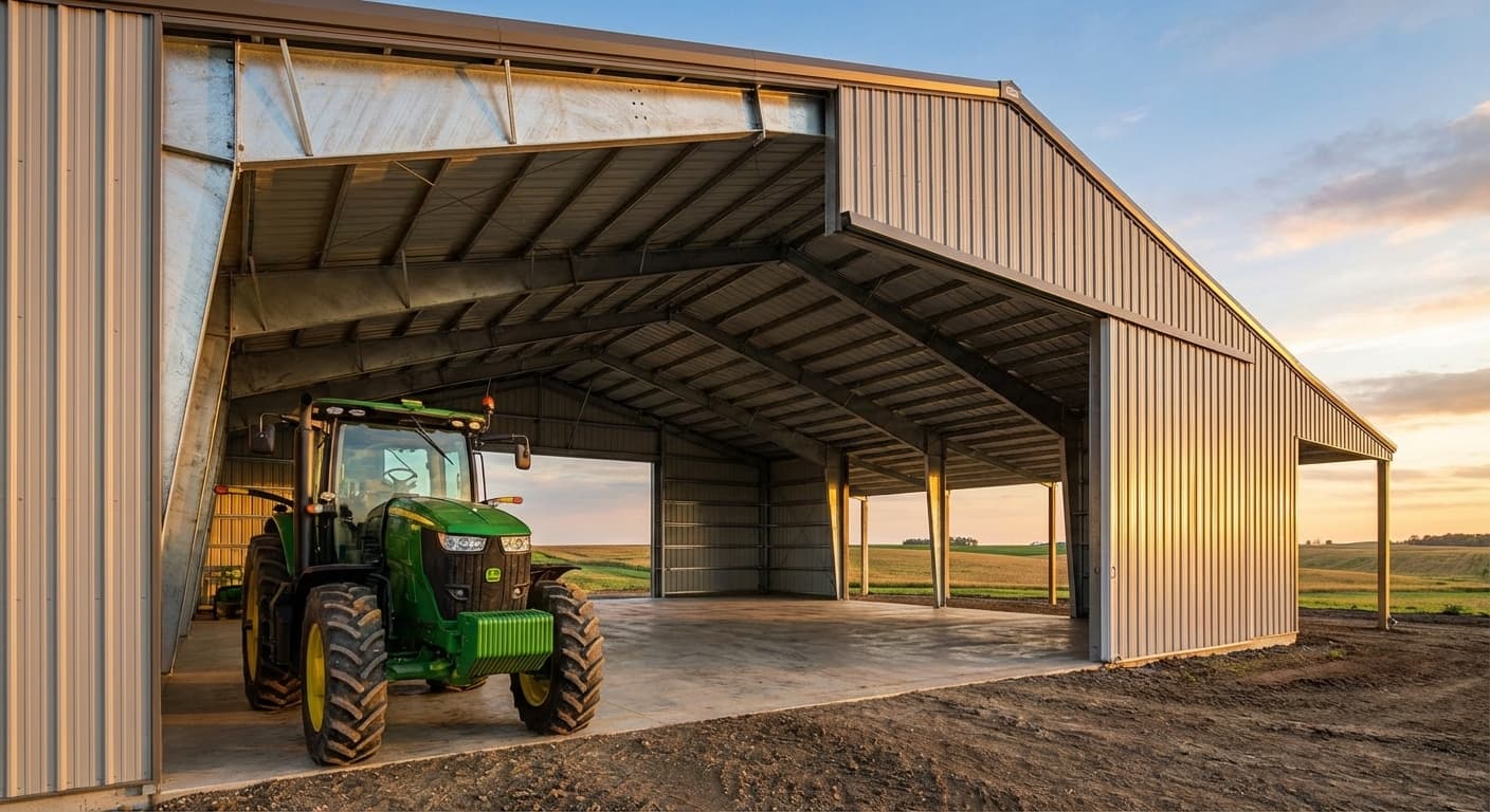 Pre-Engineered Barn Kits Arrive Ready for Your Tractor’s Clearance Height